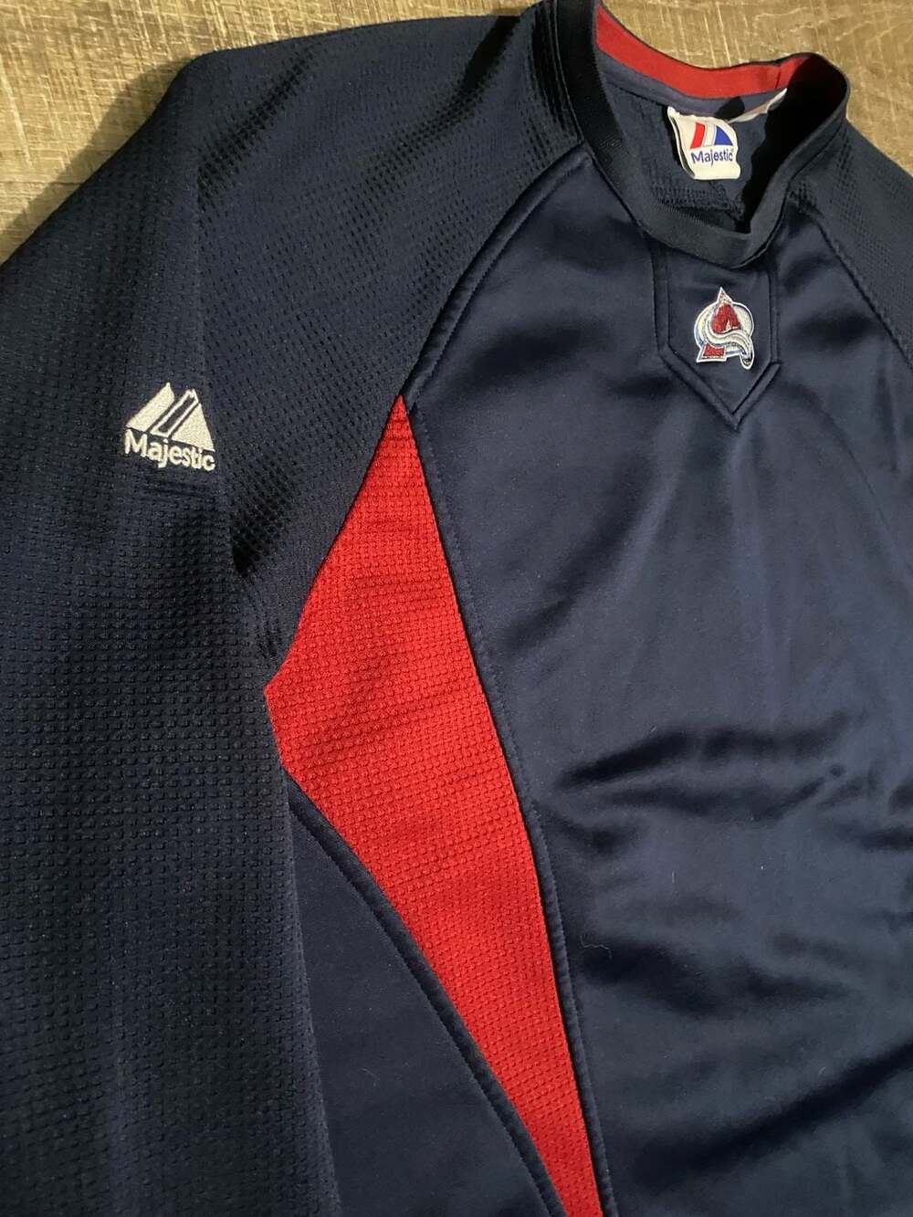 Majestic Colorado Avalanche NHL Therma Base Pullover Training Shirt - Picture 3 of 6